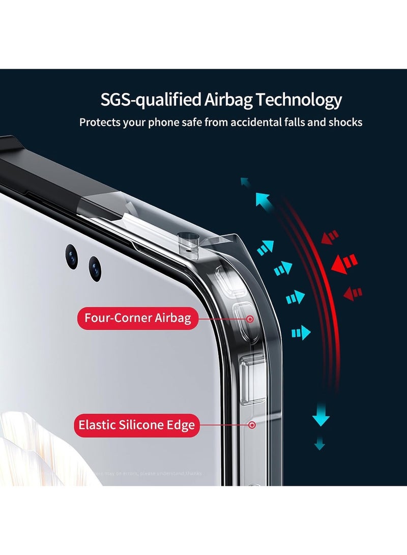 For Huawei Pura 70 Pro / Pura 70 Pro+ Case, Camera Lens Protection Cover, TPU Shockproof Airbags Bumper Mobile Phone Back Cover, Anti-Yellowing Slim Fit Protective Casing - Image 4